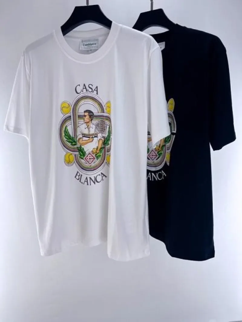Top Version Basic Style Casablanca T-Shirt Men Women 1:1 Best Quality Tags Short Sleeve Tee
Top Version Basic Style Casablanca T-Shirt Men Women 1:1 Best Quality Tags Short Sleeve Tee