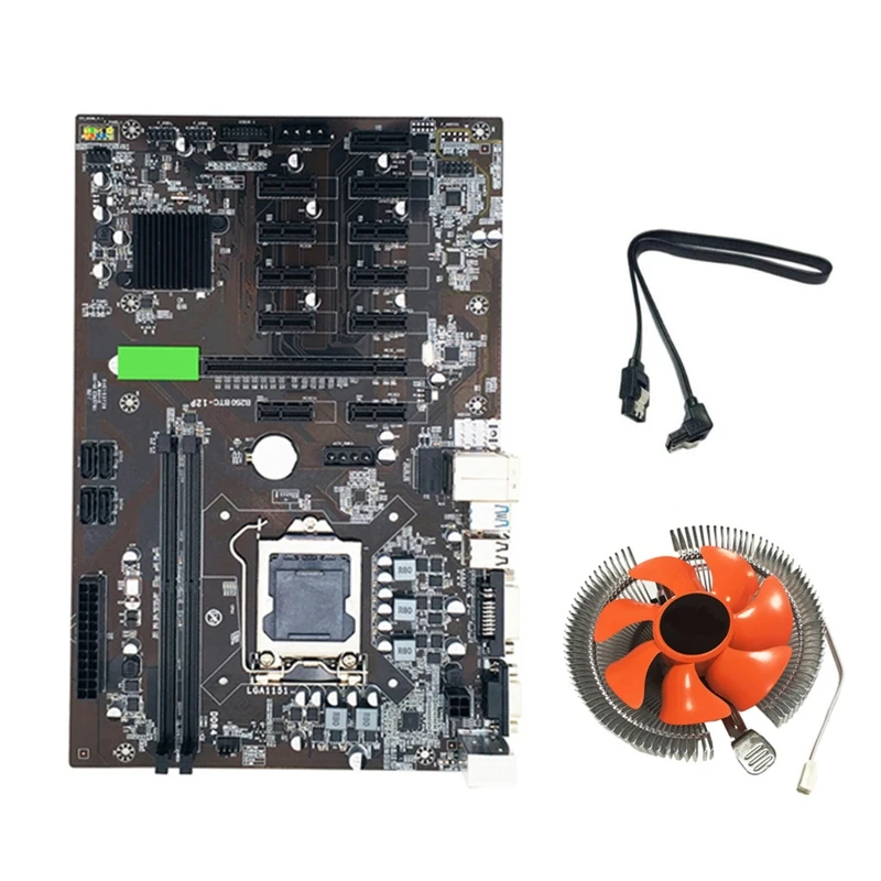 Материнская плата компьютера B250BTC 12P 12x графический слот PCI-E LGA для 1151 DDR4
Материнская плата компьютера B250BTC 12P 12x графический слот PCI-E LGA для 1151 DDR4