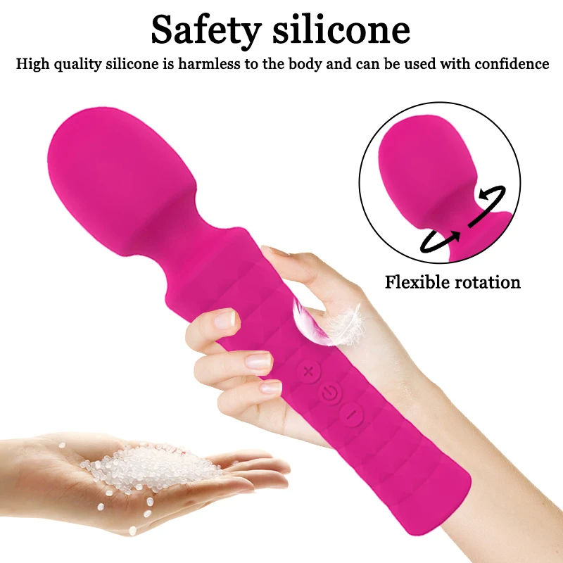 Vibromasseur de clitoris injuste pour femme, baguette magique AV, stimulateur de clitoris, anciers de massage du point G féminin, jouets sexuels pour adultes, produit 7,0 5