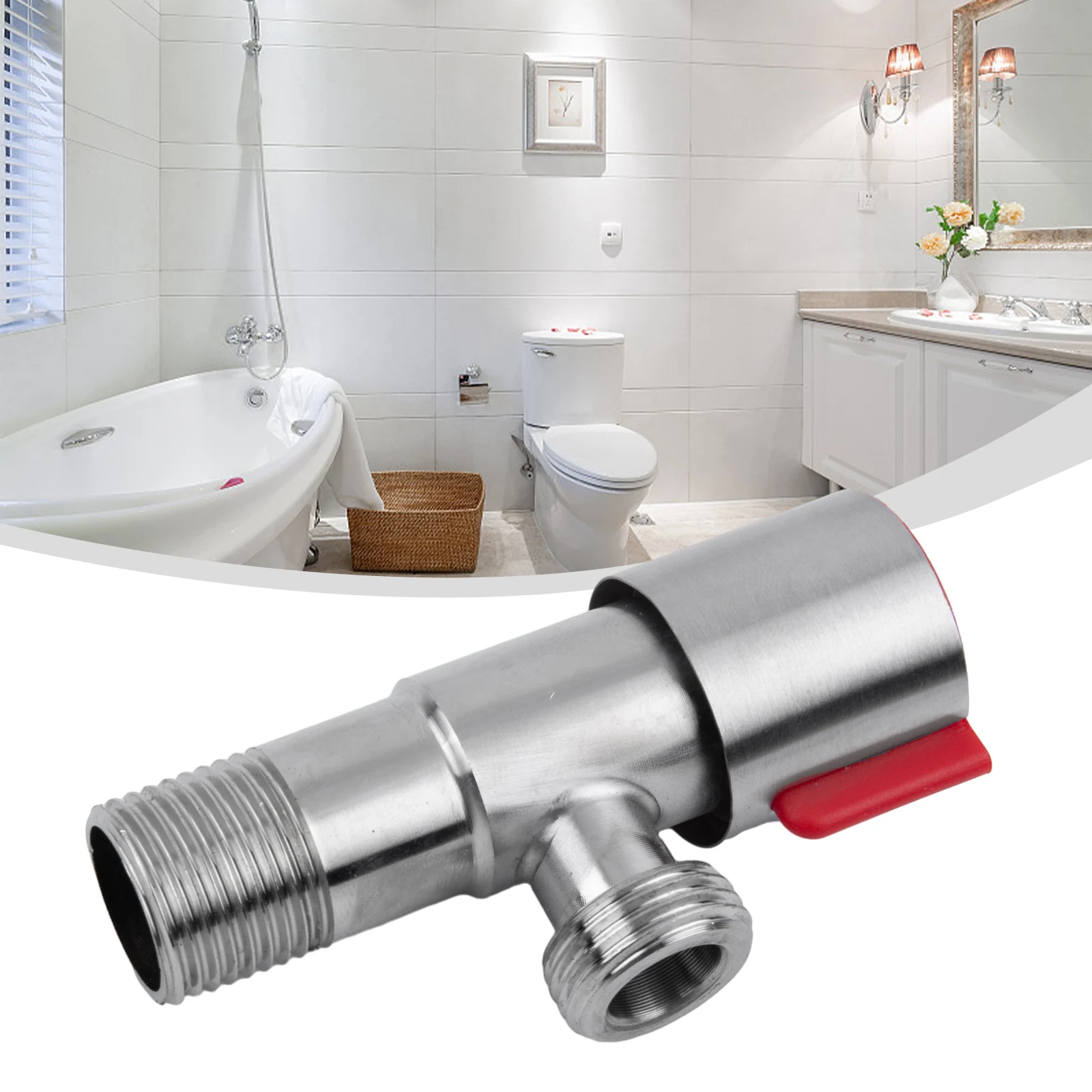 Stainless Steel Hot Cold Inlet Valve Bathroom Faucet Stop Valve Kitchen Sink Basin Triangle Valve Water Pressure Regulator
Stainless Steel Hot Cold Inlet Valve Bathroom Faucet Stop Valve Kitchen Sink Basin Triangle Valve Water Pressure Regulator