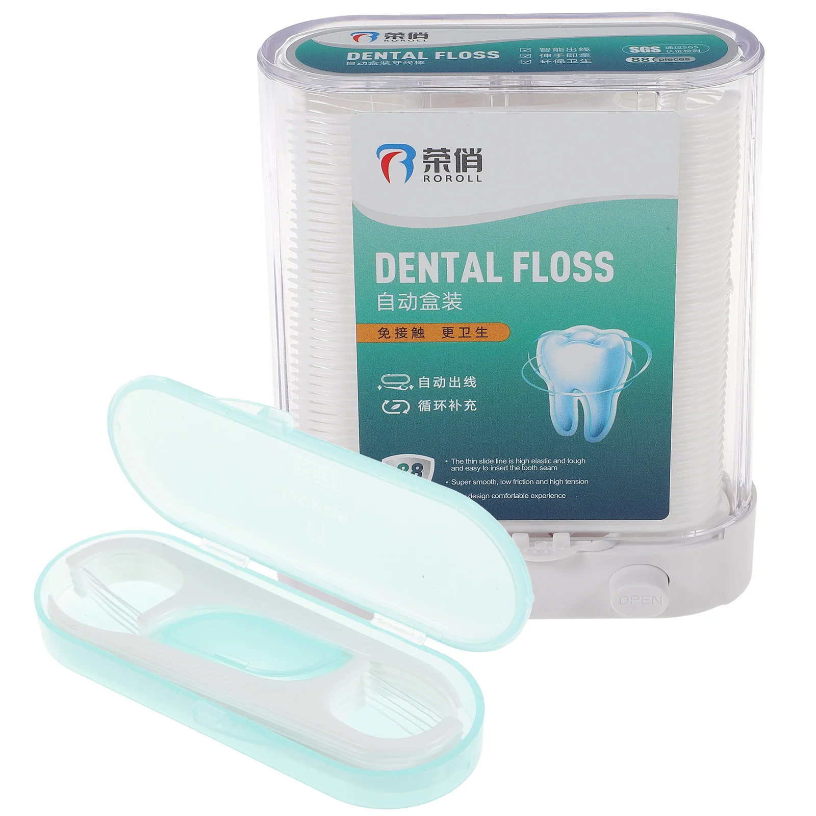 

2 Boxes Automatic Boxed Dental Braces Braces Flossers Convenient Teeth Picks Portable Braces Braces Flosserses Tooth Supply