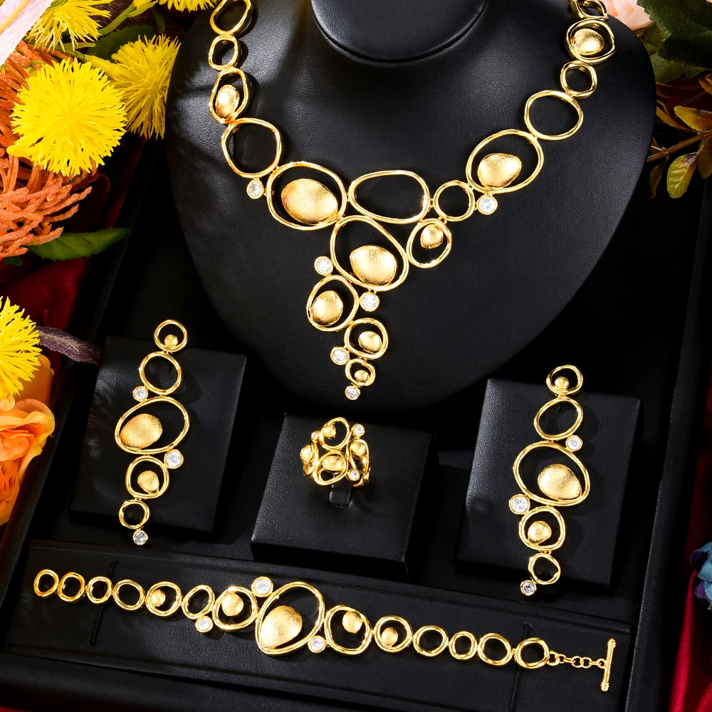 Kellybola Famous Brand Bling Sequins Necklace Luxury Africa Dubai Jewelry Sets For Women Party Zircon Wedding Bridal Jewelry Set
Kellybola Famous Brand Bling Sequins Necklace Luxury Africa Dubai Jewelry Sets For Women Party Zircon Wedding Bridal Jewelry Set