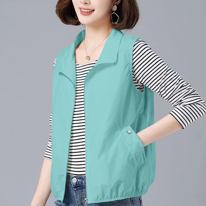 Summer Vest Waistcoat Female Spring Autumn Sleeveless Women's Vests Coat Thin Cotton Top Short Jacket White Black 5XL Pink
Summer Vest Waistcoat Female Spring Autumn Sleeveless Women's Vests Coat Thin Cotton Top Short Jacket White Black 5XL Pink