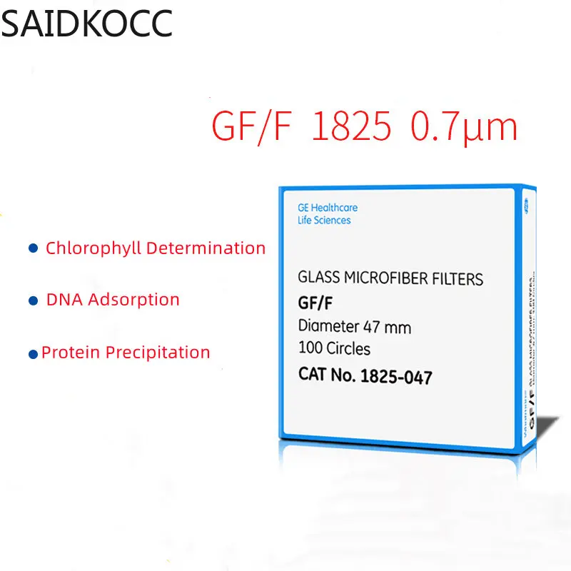 

SAIDKOCC 0.7um Glass Fiber Filter Paper 1825-025/047/070/090 GF/F Filter Membrane for Laboratory Research