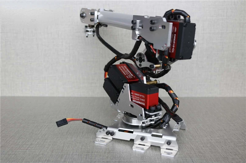 Mechanical Arm Metal Aluminum Alloy Industrial Robot Model Six-Axis Robot
Mechanical Arm Metal Aluminum Alloy Industrial Robot Model Six-Axis Robot