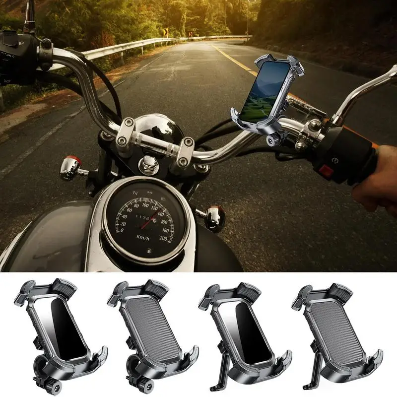 

Велосипедный держатель для телефона, регулируемый противоударный кронштейн, Улучшенная защита, поддержка для мотоциклов, крепление для электрических скутеров, колясок
