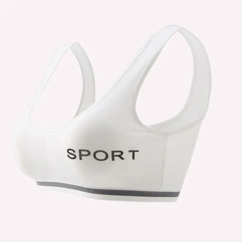 Girls Bra Cotton Children Girls Vest Students Comfortable Breathable Sports Bra No Steel Ring Underwear 7-16Y Kids Bra 
Girls Bra Cotton Children Girls Vest Students Comfortable Breathable Sports Bra No Steel Ring Underwear 7-16Y Kids Bra