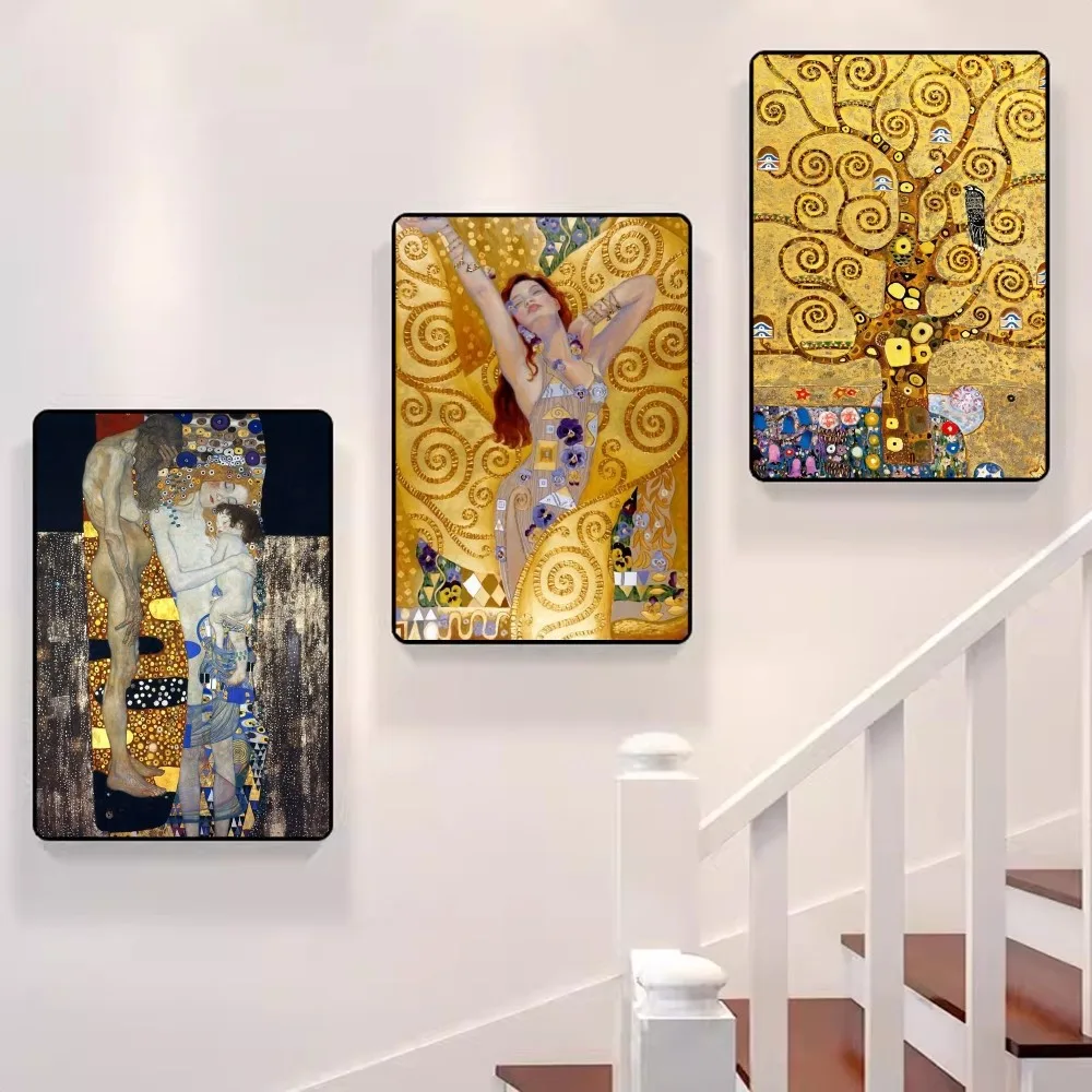 Gustav Klimt The Kiss Poster Self-adhesive Art Poster Retro Kraft Paper Sticker DIY Room Bar Cafe Vintage Decorative
Gustav Klimt The Kiss Poster Self-adhesive Art Poster Retro Kraft Paper Sticker DIY Room Bar Cafe Vintage Decorative