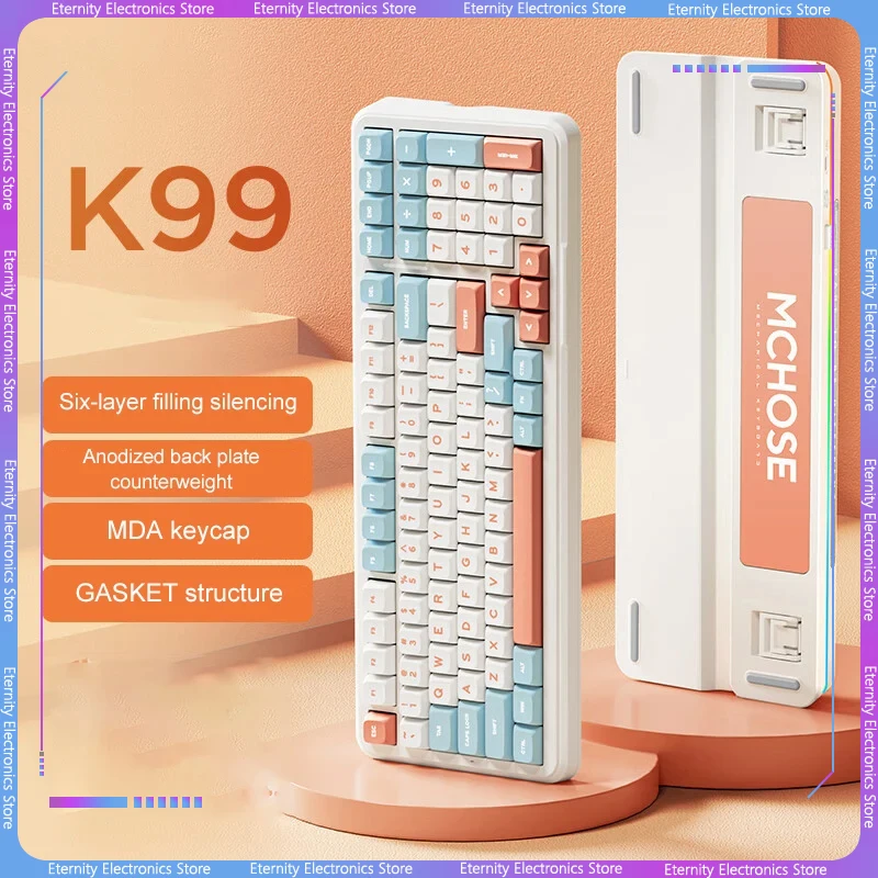 Клавиатура mвыбраная K99 на заказ, Gaske, беспроводная, Bluetooth, три режима, E-sports, механическая клавиатура, аксессуары для компьютера, мужские подарки
Клавиатура mвыбраная K99 на заказ, Gaske, беспроводная, Bluetooth, три режима, E-sports, механическая клавиатура, аксессуары для компьютера, мужские подарки