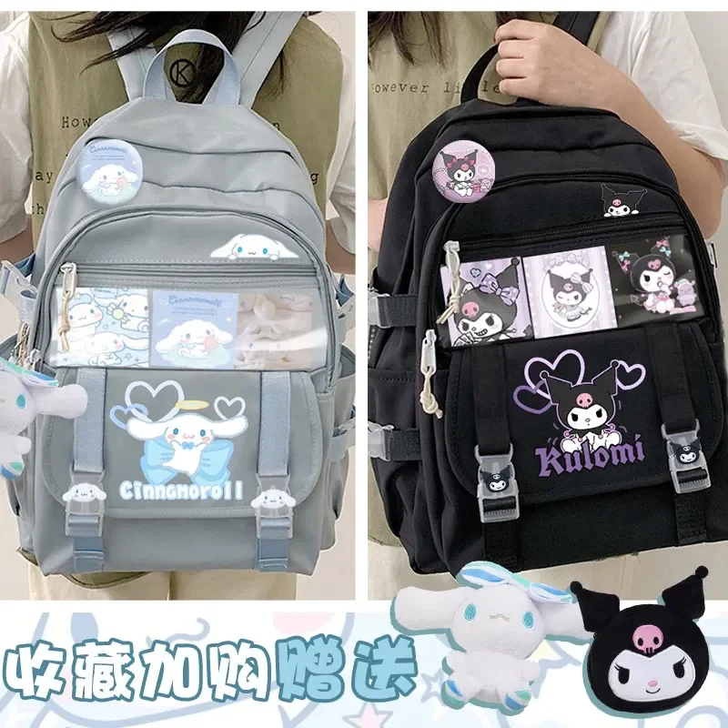 Kawaii Sanrio аниме вокруг Mymelody Kuromi Cinnamoroll мультфильм милый школьный рюкзак для путешествий рюкзак подарок для девушки
Kawaii Sanrio аниме вокруг Mymelody Kuromi Cinnamoroll мультфильм милый школьный рюкзак для путешествий рюкзак подарок для девушки