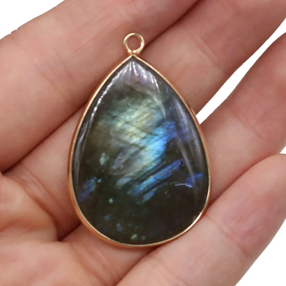 2pcs Natural Stone Water Drop Shape Flash Labradorite Charms Pendants for Nacklace Bracelet Accessories Jewelry Making 22x40mm
2pcs Natural Stone Water Drop Shape Flash Labradorite Charms Pendants for Nacklace Bracelet Accessories Jewelry Making 22x40mm