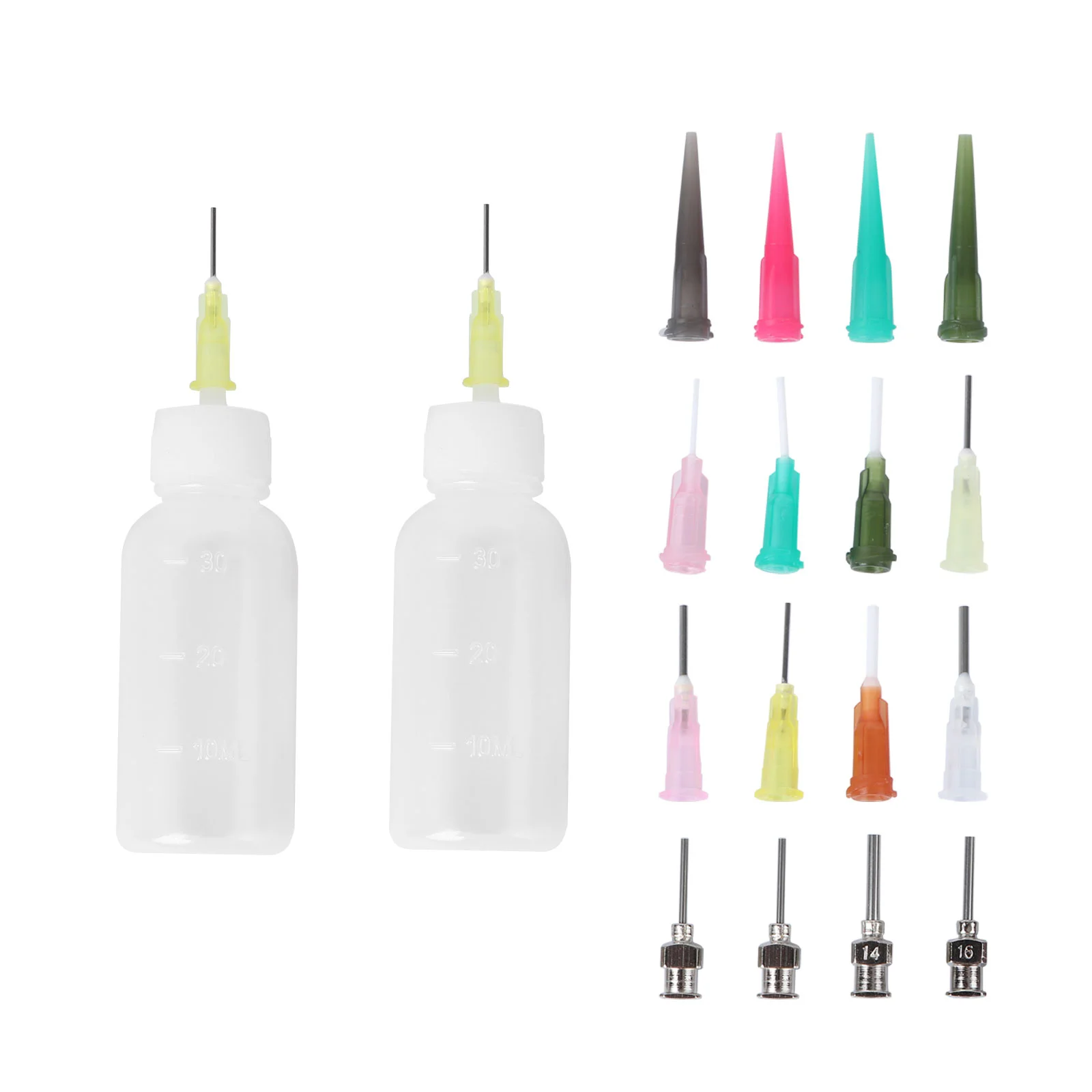 18pcs Kit Applicator Bottles and Tips Needles Set Tattoos Plastic Bottle Needles Body Drawing Accessories
18pcs Kit Applicator Bottles and Tips Needles Set Tattoos Plastic Bottle Needles Body Drawing Accessories