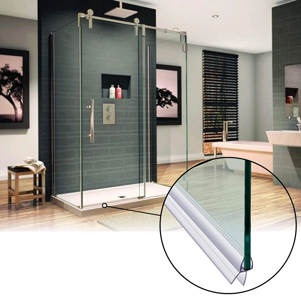 2Pcs Shower Screen Seal Strip Rubber PVC Frameless Glass Door Bottom Weather Stripping Seal Sweep Rubber Water Blocking Strips
2Pcs Shower Screen Seal Strip Rubber PVC Frameless Glass Door Bottom Weather Stripping Seal Sweep Rubber Water Blocking Strips