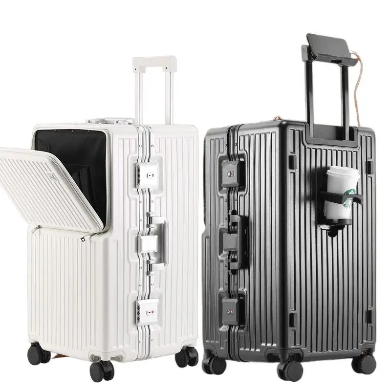 New thickened and large capacity aluminum frame box with deepened weight, luggage checked in, hand pushed travel, multifunctiona
New thickened and large capacity aluminum frame box with deepened weight, luggage checked in, hand pushed travel, multifunctiona