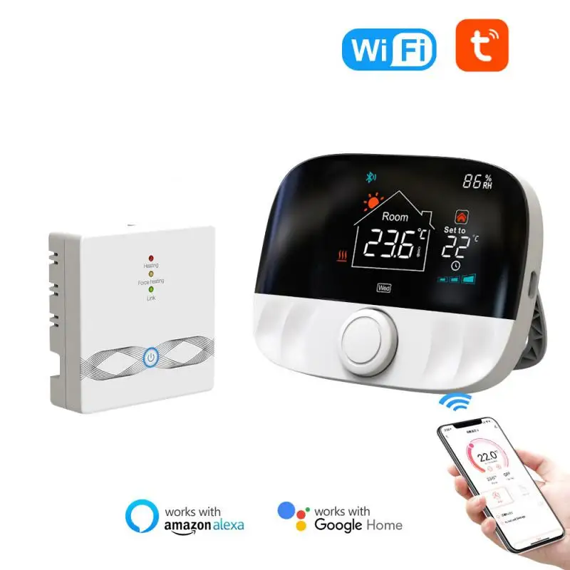 RF Wireless Thermostat,RF 433 Water Gas Boiler and Actuator Programmable 0.5℃ Hysteresis Temperature Controller
RF Wireless Thermostat,RF 433 Water Gas Boiler and Actuator Programmable 0.5℃ Hysteresis Temperature Controller