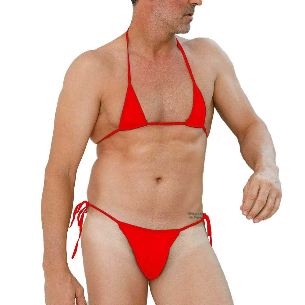 Enchanting Men's G String Bikini Panties Lingerie Sets Side Tie Nylon Fabric Assorted Colors Free Size Sissy Nightwear
Enchanting Men's G String Bikini Panties Lingerie Sets Side Tie Nylon Fabric Assorted Colors Free Size Sissy Nightwear