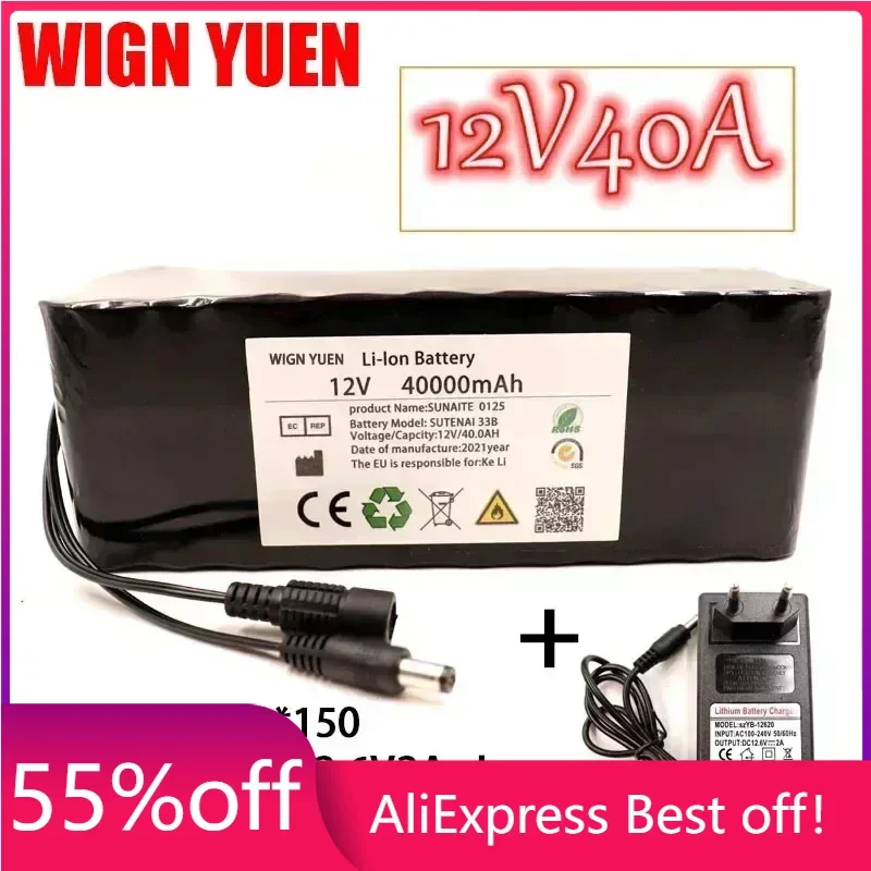 18650 Li ion battery 12V 40ah 3s10p 12.6V 40000mah is used for xenon lamp of inverter, solar street lamp is used for vehicle ins
18650 Li ion battery 12V 40ah 3s10p 12.6V 40000mah is used for xenon lamp of inverter, solar street lamp is used for vehicle ins