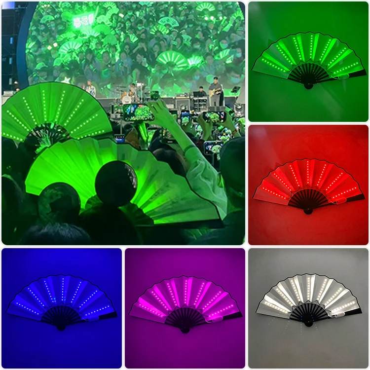 6V Glow Folding LED Fan Luminous Fans Dancing Light Night Show DJ Fluorescent Bar Night Club Props Halloween Decoration
6V Glow Folding LED Fan Luminous Fans Dancing Light Night Show DJ Fluorescent Bar Night Club Props Halloween Decoration