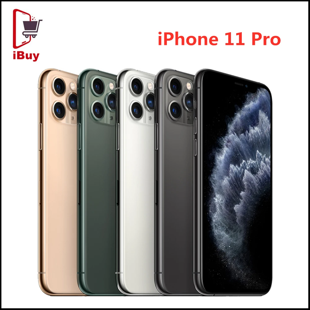 

Apple iPhone 11 Pro 5.8" Screen 4GB RAM 64GB/256GB ROM A13 Bionic 12MP+12MP Camera Face ID Unlocked 4G LTE Mobile Phone