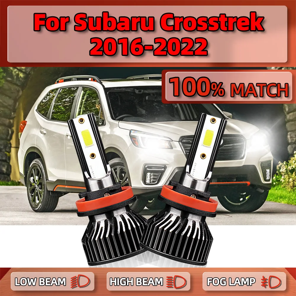H11 LED Headlight Bulbs 120W 20000LM Car Light 12V 6000K Turbo Lamps For Subaru Crosstrek 2016 2017 2018 2019 2020 2021 2022
H11 LED Headlight Bulbs 120W 20000LM Car Light 12V 6000K Turbo Lamps For Subaru Crosstrek 2016 2017 2018 2019 2020 2021 2022