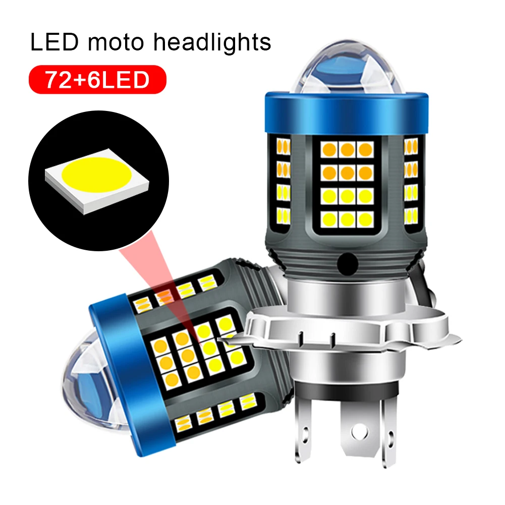 1Pc Universal Motorcycle LED Bulb H4 H6 BA20D Headlight Bulb 12V 1200LM 3570 CSP Projector Lens White Yellow High Low Beam Lamp
1Pc Universal Motorcycle LED Bulb H4 H6 BA20D Headlight Bulb 12V 1200LM 3570 CSP Projector Lens White Yellow High Low Beam Lamp