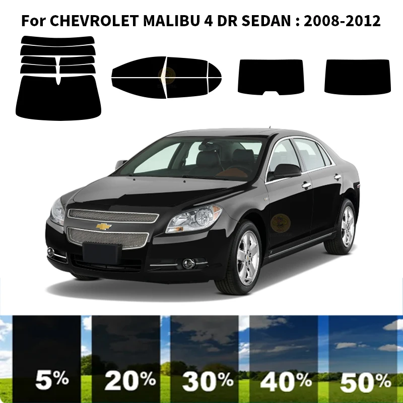Precut nanoceramics car UV Window Tint Kit Automotive Window Film For CHEVROLET MALIBU 4 DR SEDAN 2008-2012
Precut nanoceramics car UV Window Tint Kit Automotive Window Film For CHEVROLET MALIBU 4 DR SEDAN 2008-2012