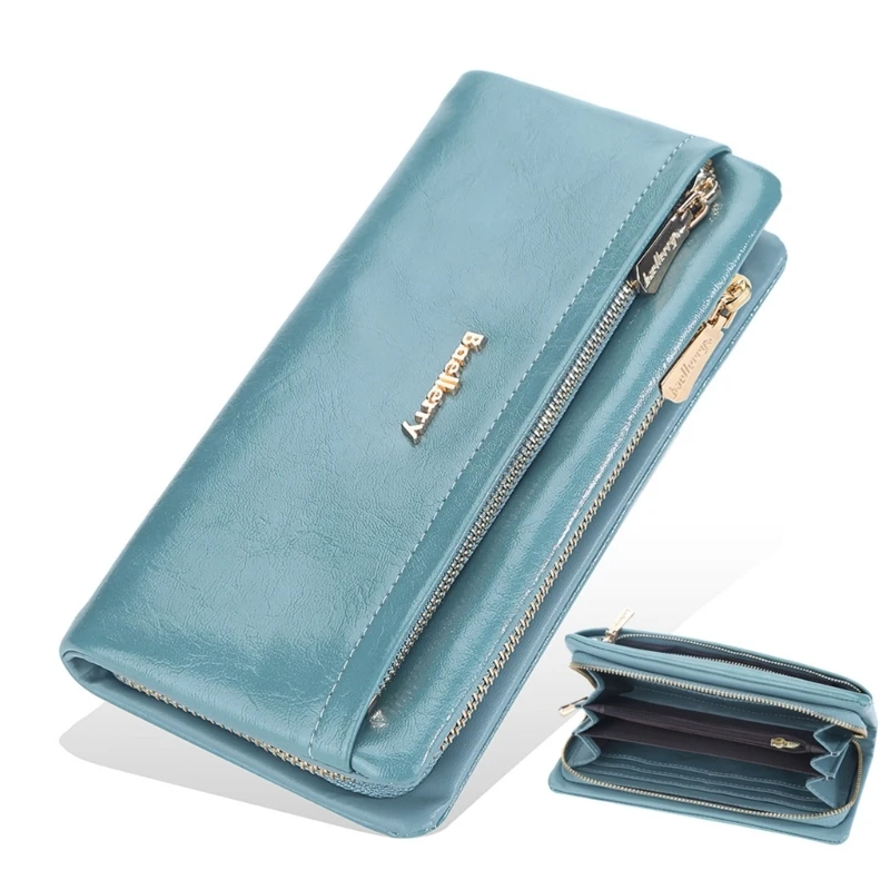 Fashion PU Leather Cards Holder Long Wallet Change Pocket Coin Purse for Women E74B
Fashion PU Leather Cards Holder Long Wallet Change Pocket Coin Purse for Women E74B