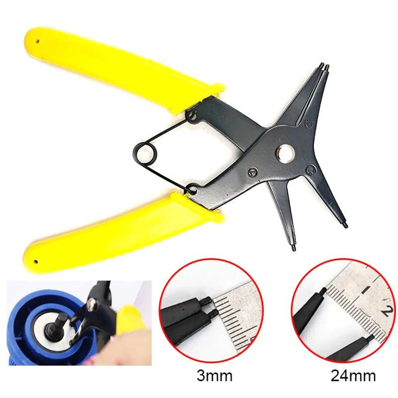 Dual Use 2 In 1 Circlip Pliers Internal External Retaining Ring Pliers Inner Card Outer Retaining Ring Pliers Car Repair Tool
Dual Use 2 In 1 Circlip Pliers Internal External Retaining Ring Pliers Inner Card Outer Retaining Ring Pliers Car Repair Tool