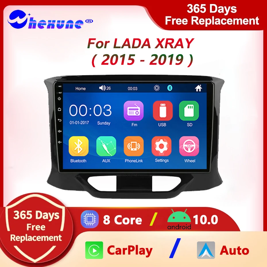 

Автомагнитола для LADA X Ray Xray 2015 - 2019 Carplay, Android 10,0, 4G, мультимедийный видеоплеер, GPS-навигация, беспроводное головное устройство