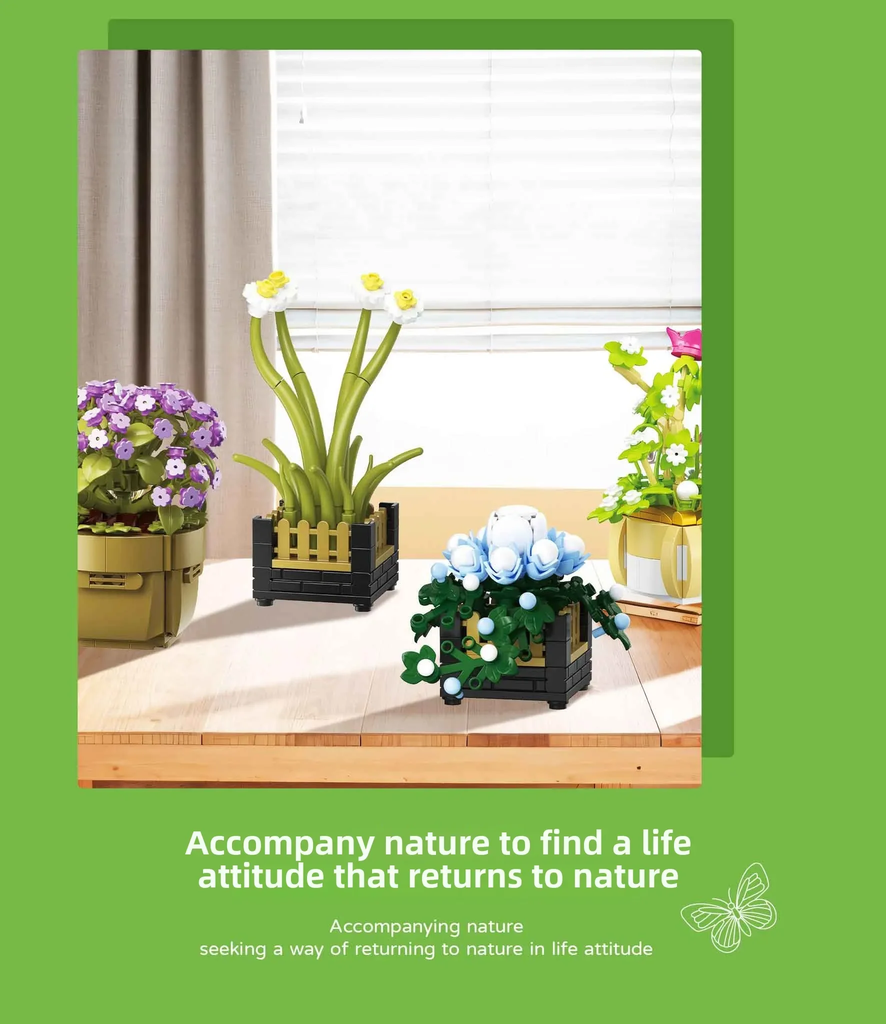 1456PCS Potted Plant Set Building Blocks Eternal Succulent Plant Model Bricks Desktop Decoration Diy Toys For Kids Holiday Gifts 1456PCS Potted Plant Set Building Blocks Eternal Succulent Plant Model Bricks Desktop Decoration Diy Toys For Kids Holiday Gifts