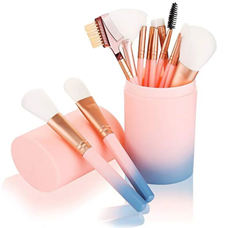 12 pcs Premium Cosmetic Makeup Brush Set For Foundation Eye shadow Eyebrow Eyeliner Blush etc
12 pcs Premium Cosmetic Makeup Brush Set For Foundation Eye shadow Eyebrow Eyeliner Blush etc