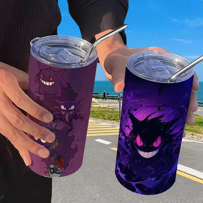 Pokemon anime Gengar stainless steel insulation with straw convenient coffee cup ins portable student water cup Christmas gift
Pokemon anime Gengar stainless steel insulation with straw convenient coffee cup ins portable student water cup Christmas gift