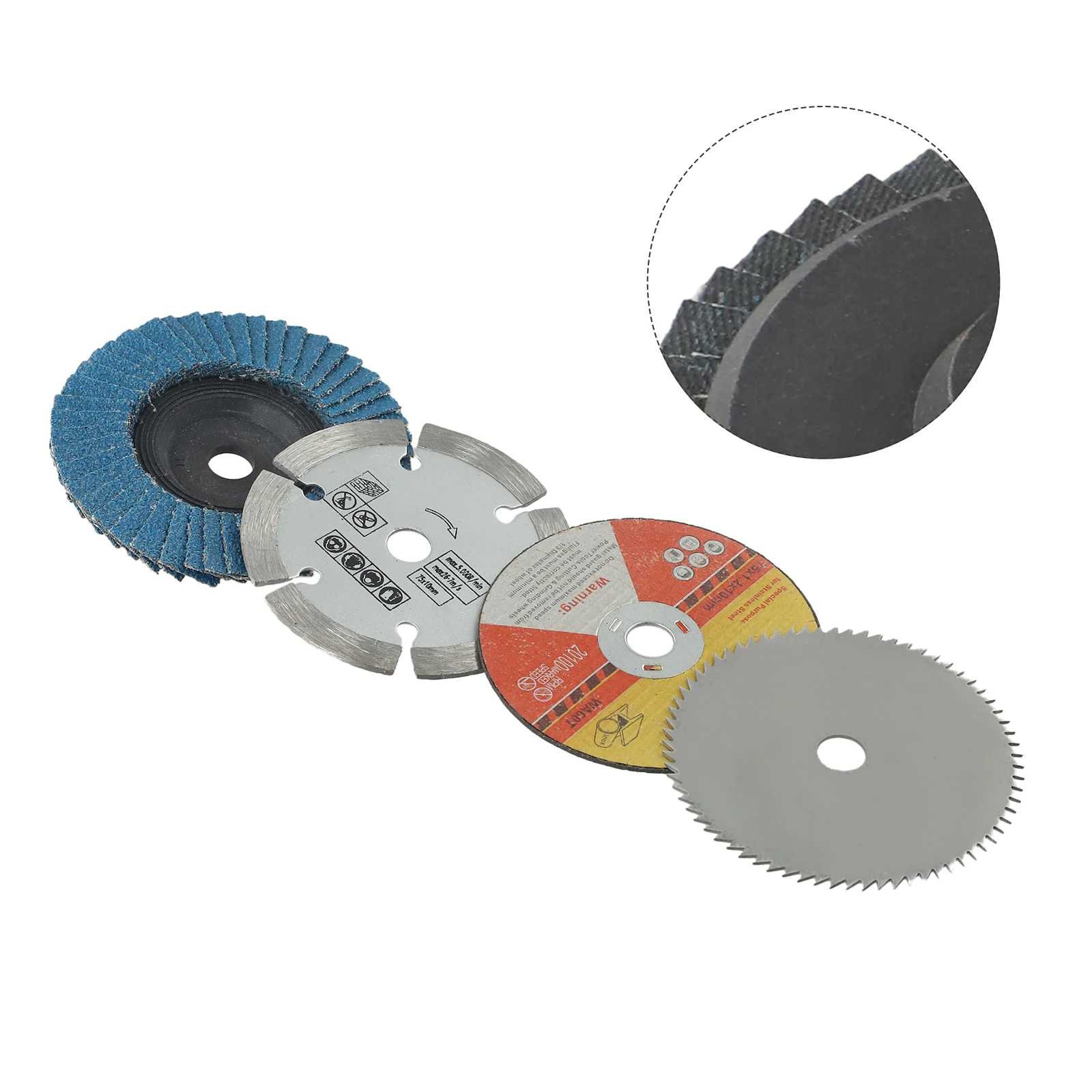 Angle Grinder Cutting Disc 4Pcs/Set 75mm/3 Inch Diameter High Hardness High Strength Wear Resistant High Quality
Angle Grinder Cutting Disc 4Pcs/Set 75mm/3 Inch Diameter High Hardness High Strength Wear Resistant High Quality