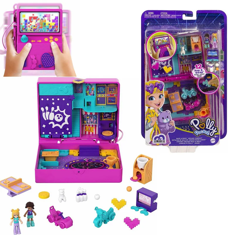 Карманный Компактный игровой набор Polly, гоночная и рок-Аркада с 2 микро-куклами и аксессуарами, дорожные игрушки с сюрпризом, раскрывающие недостатки, праздничные подарки
Карманный Компактный игровой набор Polly, гоночная и рок-Аркада с 2 микро-куклами и аксессуарами, дорожные игрушки с сюрпризом, раскрывающие недостатки, праздничные подарки