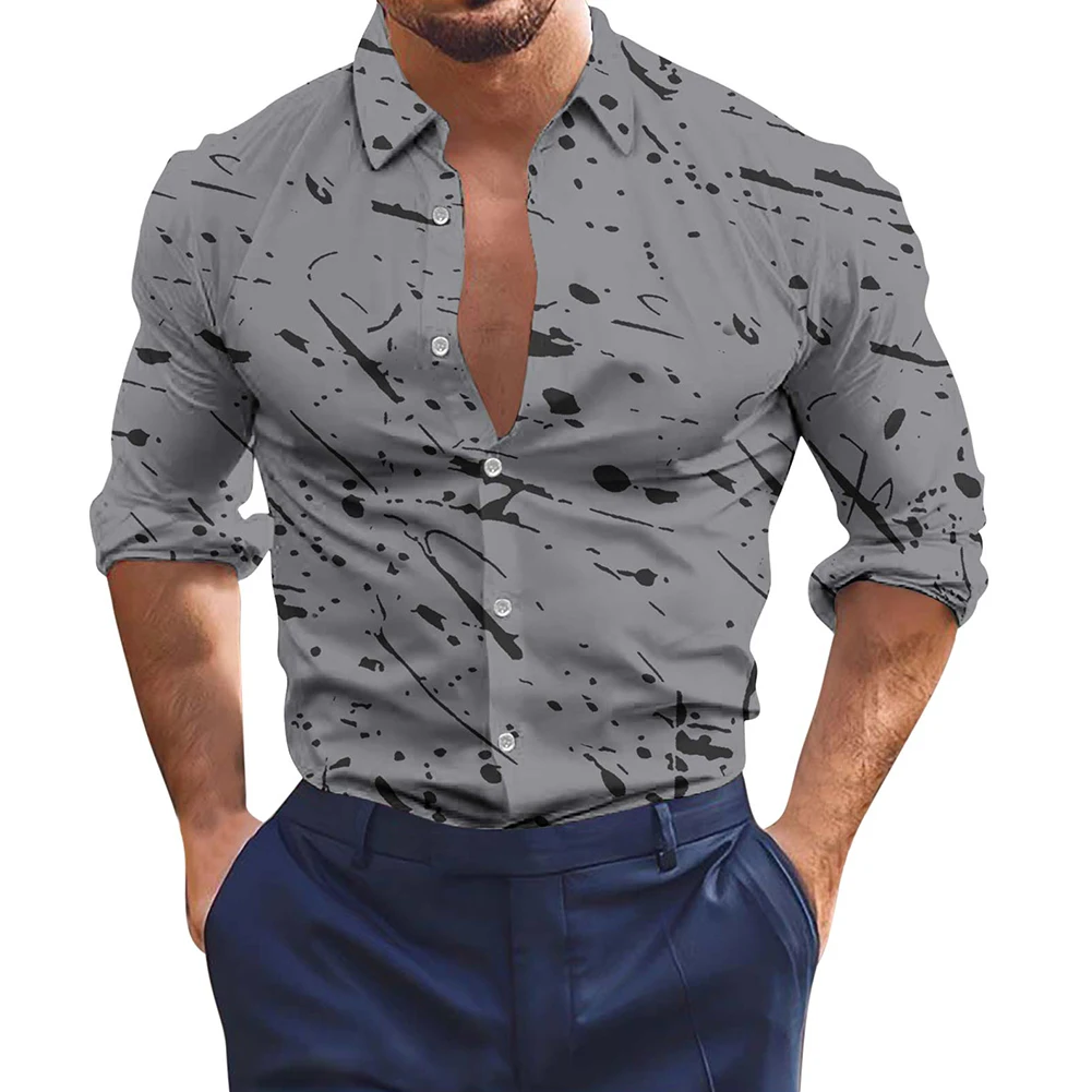 Party T Dress Up Shirt Mens Printed Long Sleeve Shirt Casual Button Down Collared Shirt Grey/Green/Purple/Pink S XL
Party T Dress Up Shirt Mens Printed Long Sleeve Shirt Casual Button Down Collared Shirt Grey/Green/Purple/Pink S XL