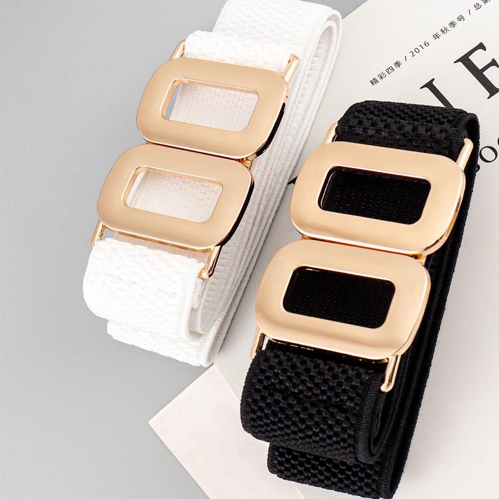 Dress Accessories Versatile Belt Summer New Belt Geometric Metal Buckle High Elastic Elastic Belt 3cm Europe and America SCB0302
Dress Accessories Versatile Belt Summer New Belt Geometric Metal Buckle High Elastic Elastic Belt 3cm Europe and America SCB0302