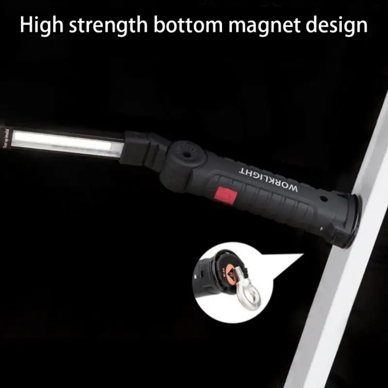 USB Charging Multifunctional Folding Work Light COB LED Flashlight Built-in Battery Light Camping Flashlight Torch Lighter
USB Charging Multifunctional Folding Work Light COB LED Flashlight Built-in Battery Light Camping Flashlight Torch Lighter