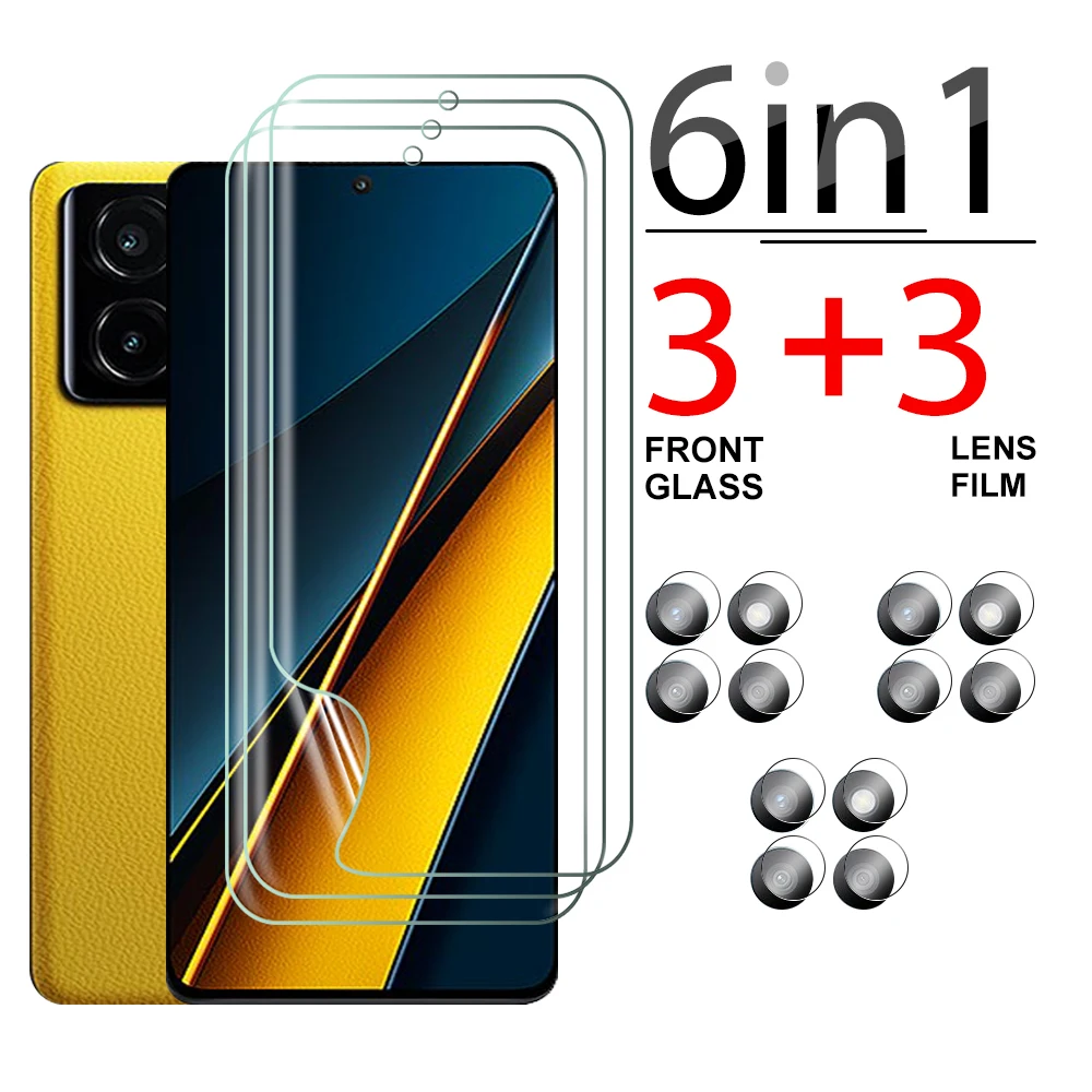6 в 1 Прозрачная Гидрогелевая пленка для Xiaomi Poco X6 Pro pocophone X6pro X 6pro 6,67 дюймов объектив камеры с защитой от царапин защитное стекло
6 в 1 Прозрачная Гидрогелевая пленка для Xiaomi Poco X6 Pro pocophone X6pro X 6pro 6,67 дюймов объектив камеры с защитой от царапин защитное стекло