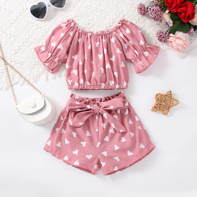 New Summer Children's Sets Short Sleeve Shorts Set Casual and Cute Children's Clothing Printed Sets Toddler Girl Clothes
New Summer Children's Sets Short Sleeve Shorts Set Casual and Cute Children's Clothing Printed Sets Toddler Girl Clothes