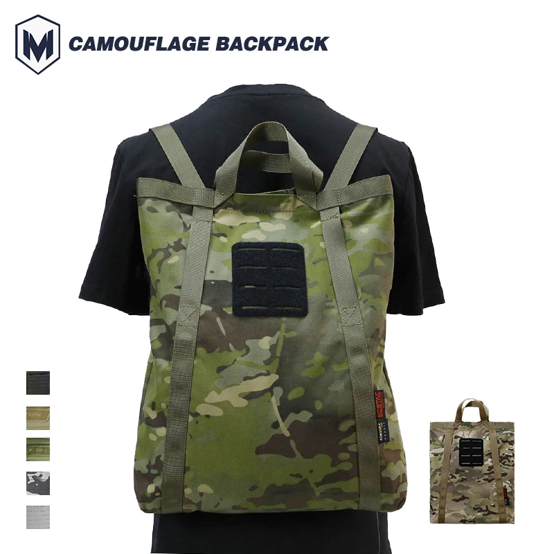 

M Molle Camo Nylon Backpack Large Capacity Tactical Cycling Travel Bag Outdoor Leisure Daypack for Boys Ladies