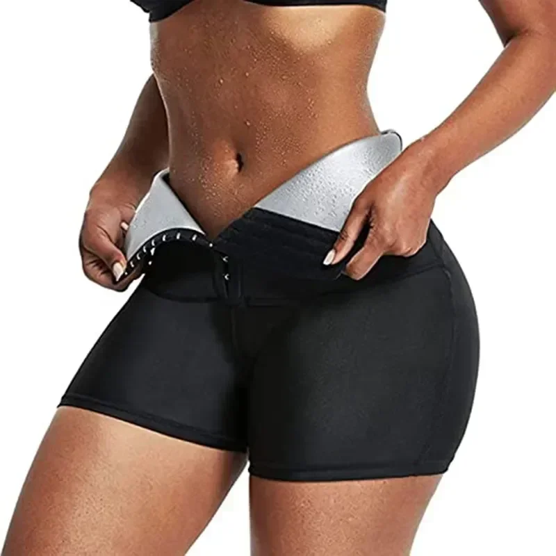 

Loss High Tummy Body Pants Sauna Slimming Hot Thermo Shaper Weight Shorts Sweat Capris Compression Women Trainer Control Waist