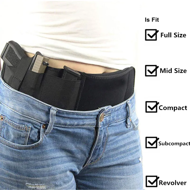 Tactical Belly Band Gun Holster Belt, Concealed Waist, Pistol Holder, Magazine Bag, Army Military, Invisible Waistband
Tactical Belly Band Gun Holster Belt, Concealed Waist, Pistol Holder, Magazine Bag, Army Military, Invisible Waistband