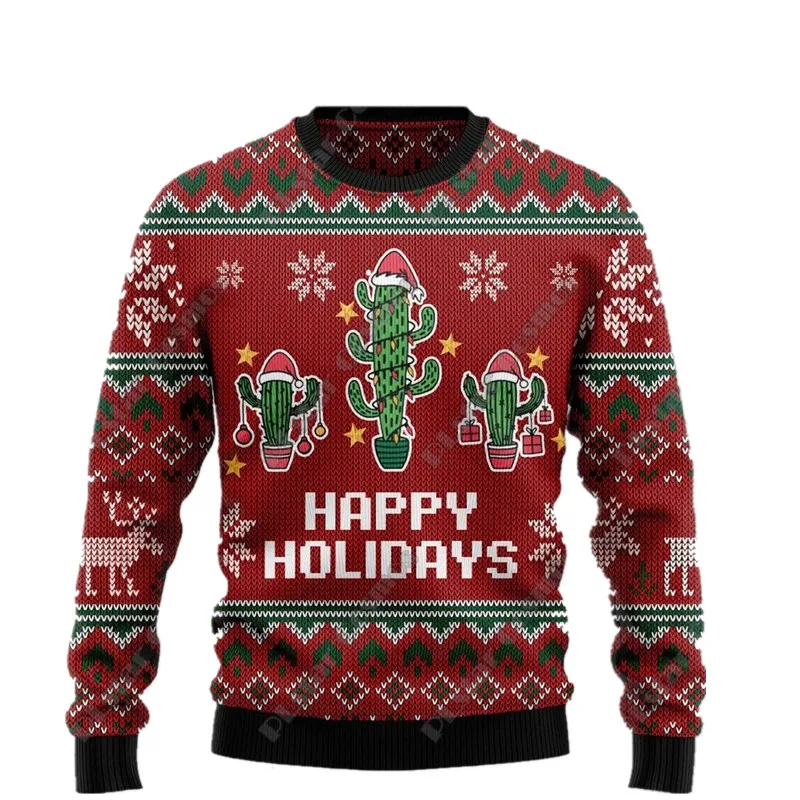 New 3D printed Christmas tree Santa Claus tattoo dog series sweater street casual winter sports shirt
New 3D printed Christmas tree Santa Claus tattoo dog series sweater street casual winter sports shirt