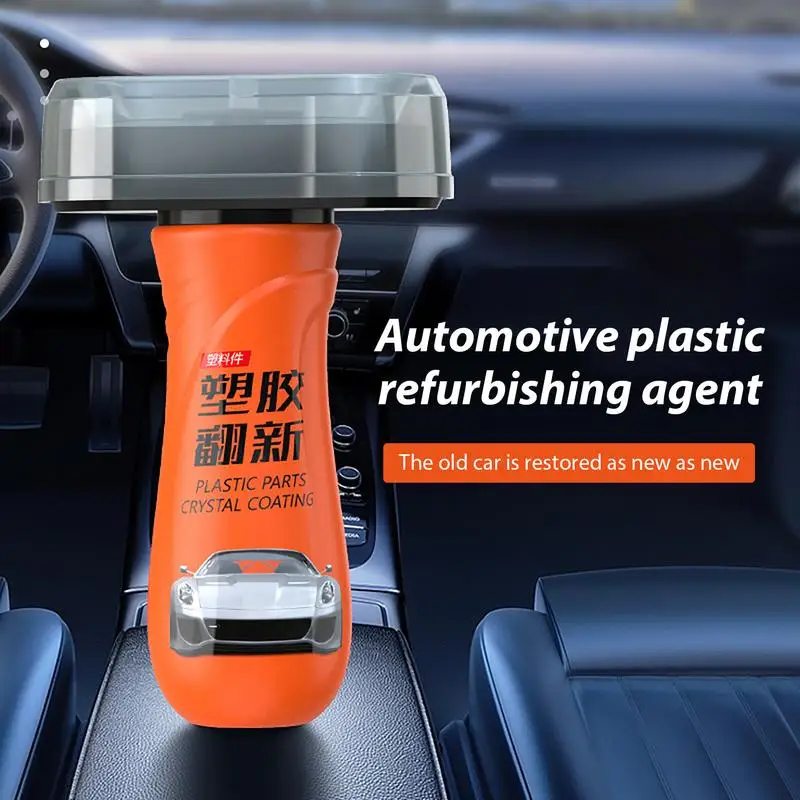 

Car Restoration Liquid Auto Interior Refurbisher Trim Restorer Safe Auto Detailing Supplies For Dashboard Rearview Mirrors Door