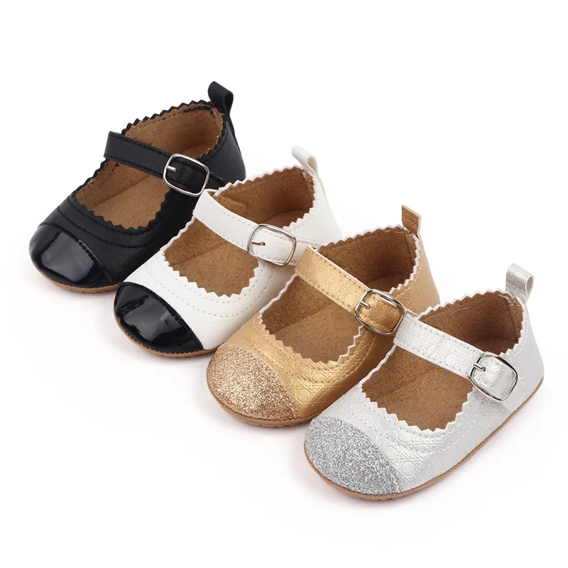 Baby Shoes Baby Boy Girl Shoes Leather Rubber Sole Anti-slip Toddler First Walkers
Baby Shoes Baby Boy Girl Shoes Leather Rubber Sole Anti-slip Toddler First Walkers
