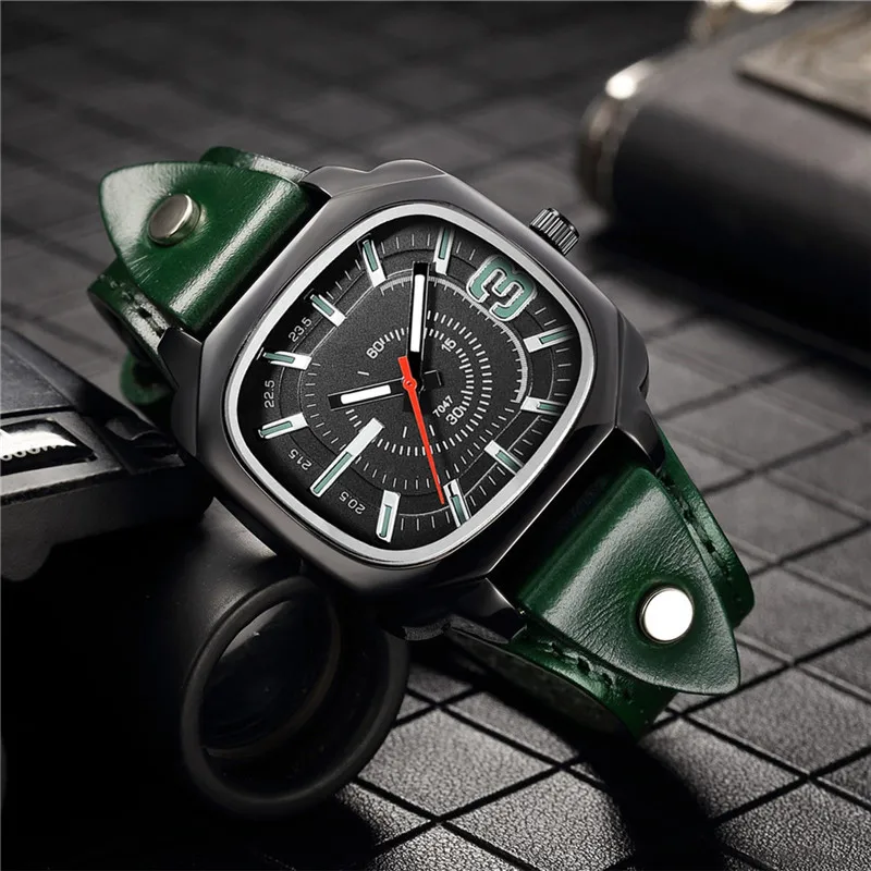 Men Vintage Cow Leather Square Quartz Watch Luxury Wristwatches Man Clock Relógio Masculino Montre Homme
Men Vintage Cow Leather Square Quartz Watch Luxury Wristwatches Man Clock Relógio Masculino Montre Homme