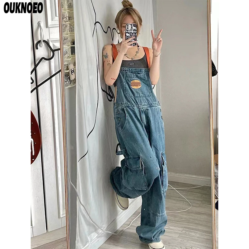 Spring Women Denim Overalls Blue Straight Long Wide Leg Jumpsuit 2023 Korean Streetwear Fashion Summer Women Thin Denim Jumpsuit
Spring Women Denim Overalls Blue Straight Long Wide Leg Jumpsuit 2023 Korean Streetwear Fashion Summer Women Thin Denim Jumpsuit