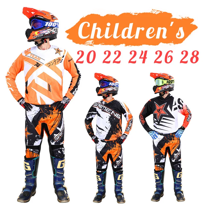 motocross gear set for kids orange children boy girl racing suit MOTO Youth MX Motorcycle Off-road Bicycle BMX Jersey & Pant Kit
motocross gear set for kids orange children boy girl racing suit MOTO Youth MX Motorcycle Off-road Bicycle BMX Jersey & Pant Kit