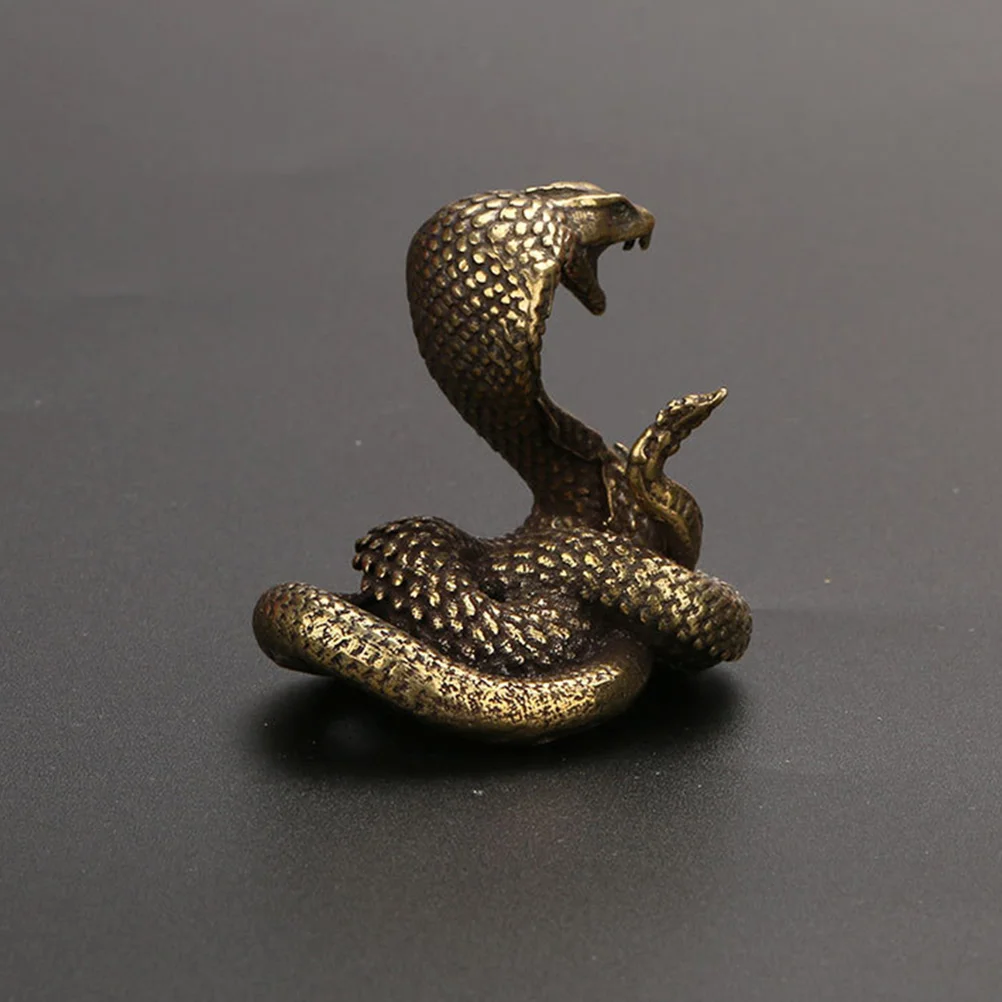 Garden Decor Craft Cobra Statue Ornament Zodiac Snake Miniature Figurines Copper Desktop Decoration Tea Pet Decor Bronze
Garden Decor Craft Cobra Statue Ornament Zodiac Snake Miniature Figurines Copper Desktop Decoration Tea Pet Decor Bronze