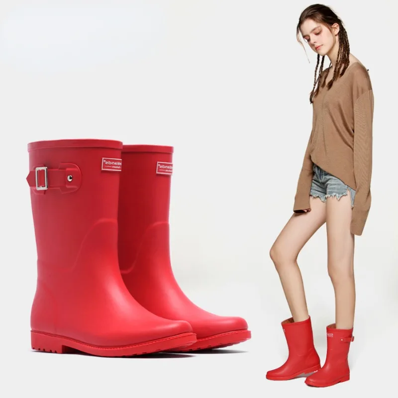 Rain Boots Shoes for Women Waterproof Comfortable Rain Shoes Fashionable Water Shoes Natural Rubber Elegant Temperament Women's
Rain Boots Shoes for Women Waterproof Comfortable Rain Shoes Fashionable Water Shoes Natural Rubber Elegant Temperament Women's